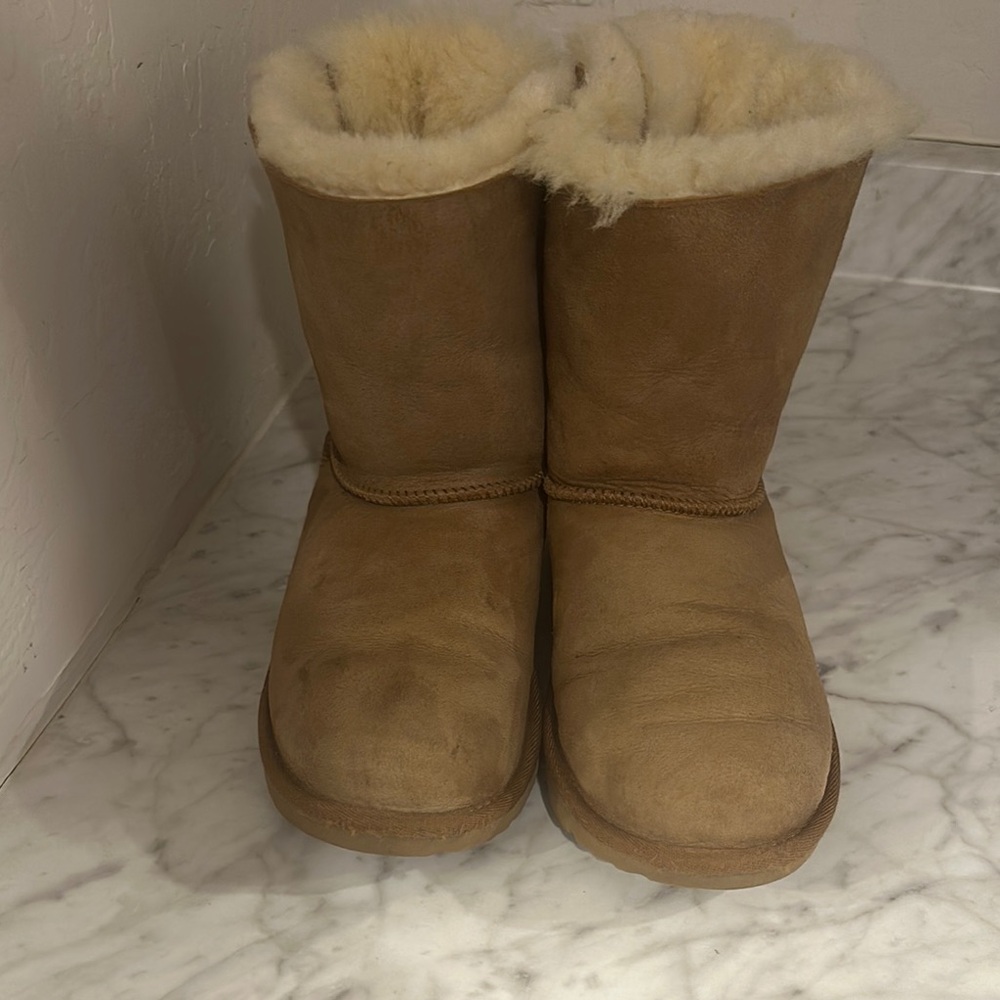 UGG Tan Winter Boots with Cream Lining